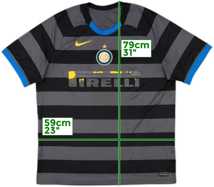 2020-21 Inter Milan Third Shirt - 4/10 - (XL)