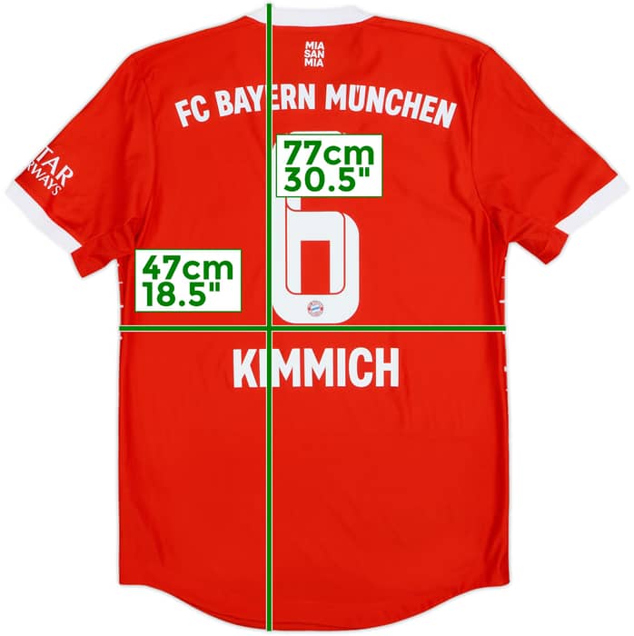2022-23 Bayern Munich Authentic Home Shirt Kimmich #6 - 8/10 - (S)
