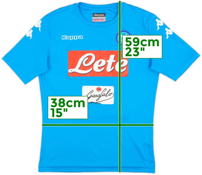 2016-17 Napoli Home Shirt - 5/10 - (L.Boys)