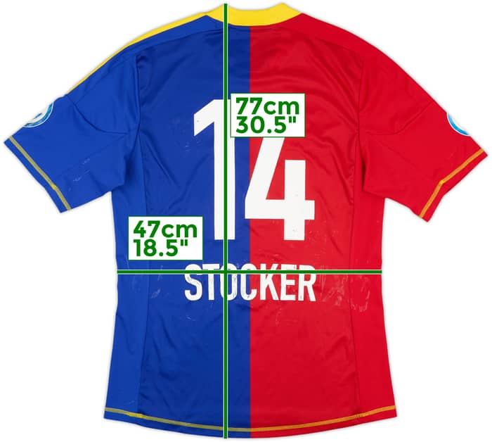 2012-13 FC Basel Home Shirt Stocker #14 - 5/10 - (M)
