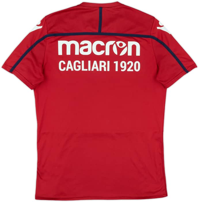 2018-19 Cagliari Macron Training Shirt - 7/10 - (M)