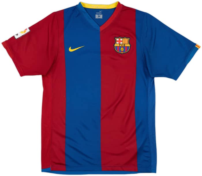 2006-07 Barcelona Home Shirt Ronaldinho #10 - 6/10 - (S)