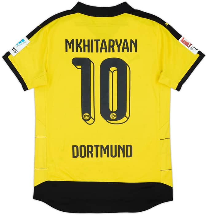 2015-16 Borussia Dortmund Home Shirt Mkhitaryan #10 - 7/10 - (M)