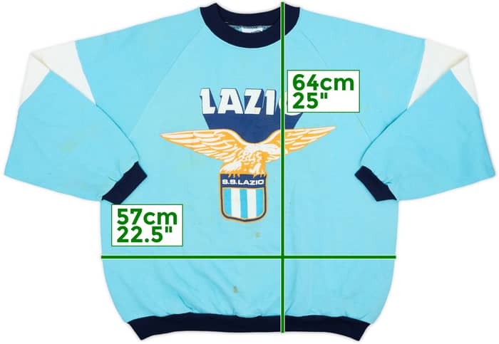 1990-91 Lazio Le Felpe dei Grandi Club Sweat Top - 4/10 - (M)