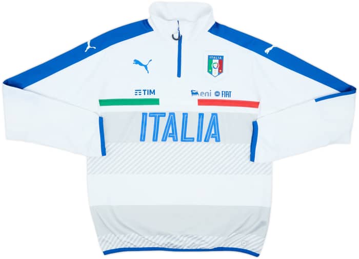 2014-15 Italy Puma 1/4 Zip Drill Top - 8/10 - (L)