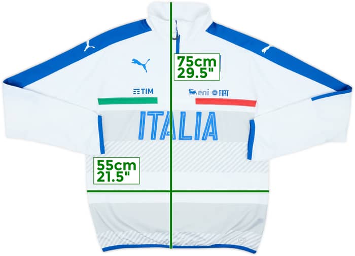 2014-15 Italy Puma 1/4 Zip Drill Top - 8/10 - (L)