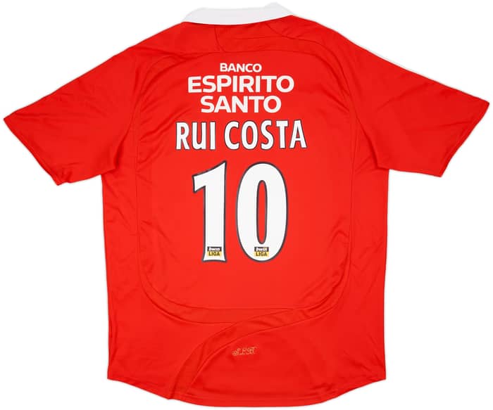2007-08 Benfica Home Shirt Rui Costa #10 - 6/10 - (3XL)