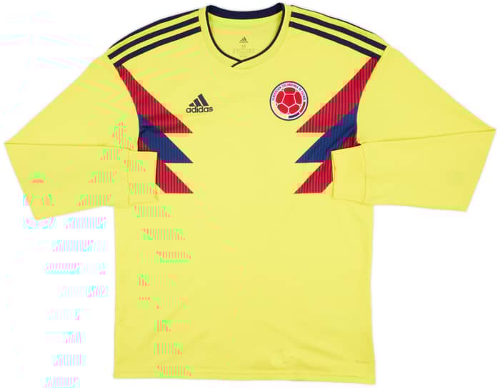 2018-19 Colombia Home L/S Shirt - 8/10 - (M)