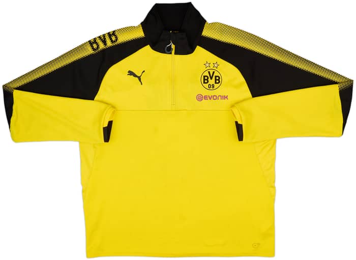 2017-18 Borussia Dortmund Puma 1/4 Zip Training Top - 6/10 - (XL)