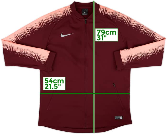 2018-19 Barcelona Nike Track Jacket - 9/10 - (L)