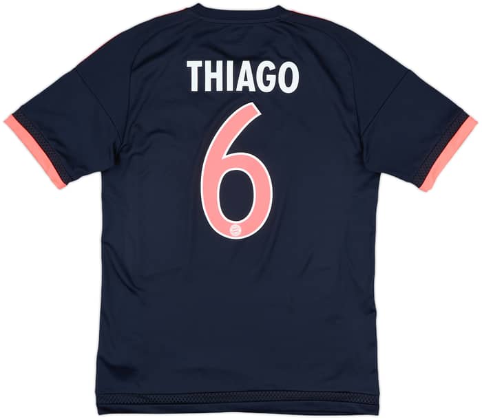 2015-16 Bayern Munich Third Shirt Thiago #6 - 9/10 - (S)