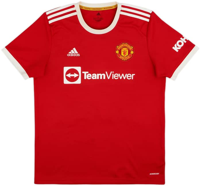 2021-22 Manchester United Home Shirt Shaw #23 - 7/10 - (L)