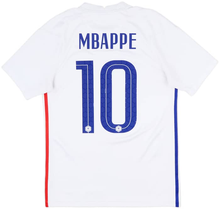 2020-21 France Away Shirt Mbappe #10 - 7/10 - (S)