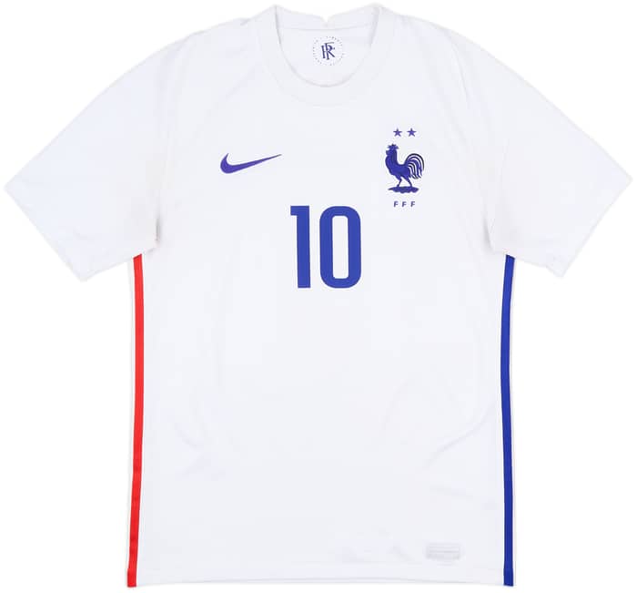 2020-21 France Away Shirt Mbappe #10 - 7/10 - (S)