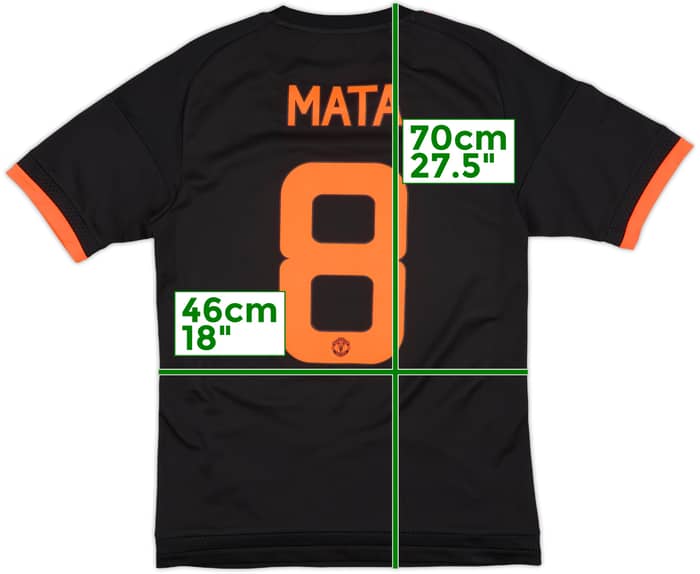 2015-16 Manchester United Third Shirt Mata #8 - 9/10 - (S)