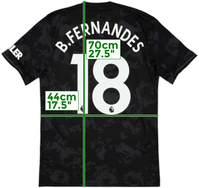 2019-20 Manchester United Third Shirt B.Fernandes #18 - 9/10 - (S)