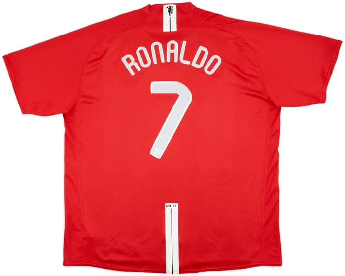 2007-09 Manchester United Home Shirt Ronaldo #7 - 8/10 - (3XL)