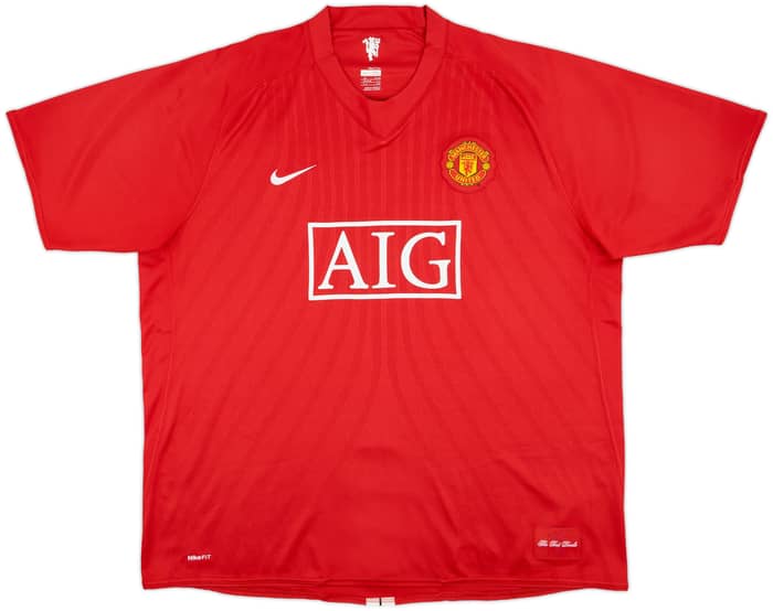 2007-09 Manchester United Home Shirt Ronaldo #7 - 8/10 - (3XL)