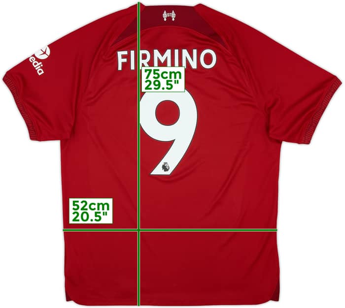 2022-23 Liverpool Home Shirt Firmino #9 - 8/10 - (L)