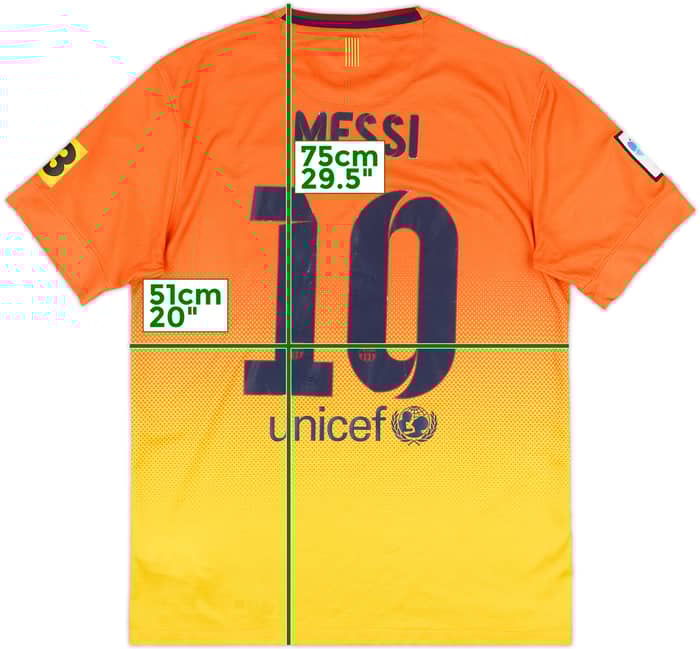 2012-13 Barcelona Away Shirt Messi #10 - 6/10 - (M)