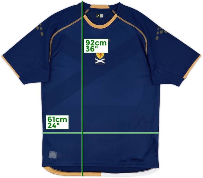 2007-08 Scotland Home Shirt - 4/10 - (L)