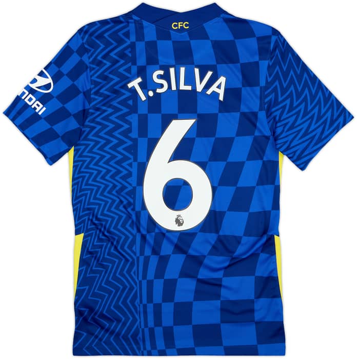 2021-22 Chelsea Home Shirt T.Silva #6 - 10/10 - (S)