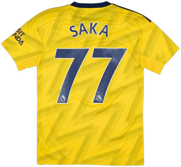 2019-20 Arsenal Away Shirt Saka #77 - 8/10 - (XS)