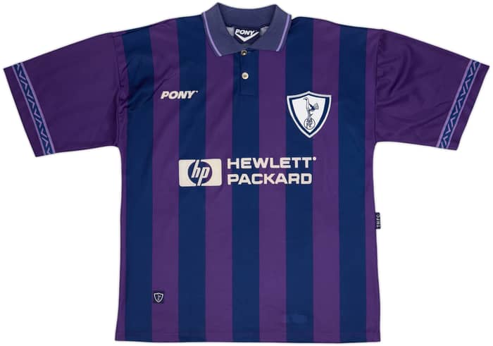 1995-97 Tottenham Away Shirt Sheringham #10 - 8/10 - (L)