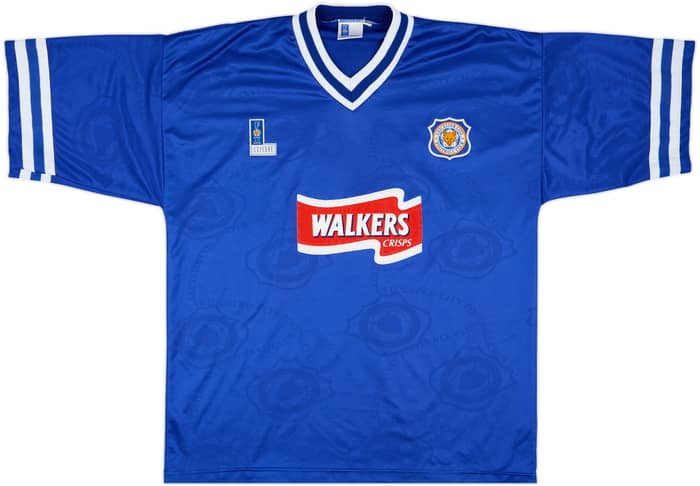 1996-98 Leicester Home Shirt Savage #14 - 9/10 - (XL)