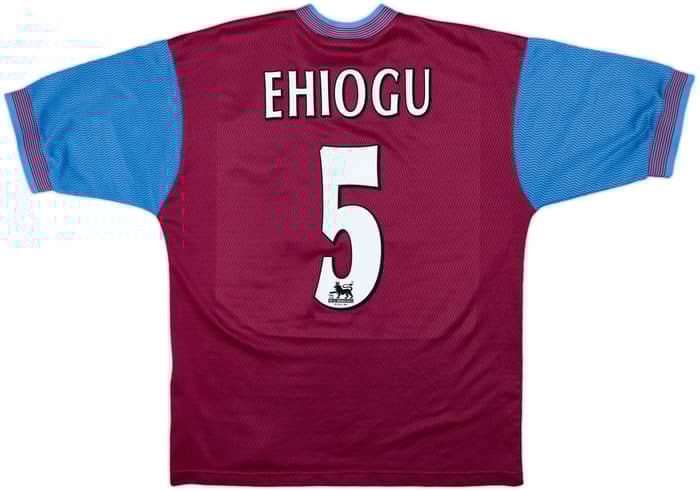 1997-98 Aston Villa Home Shirt Ehiogu #5 - 8/10 - (L)