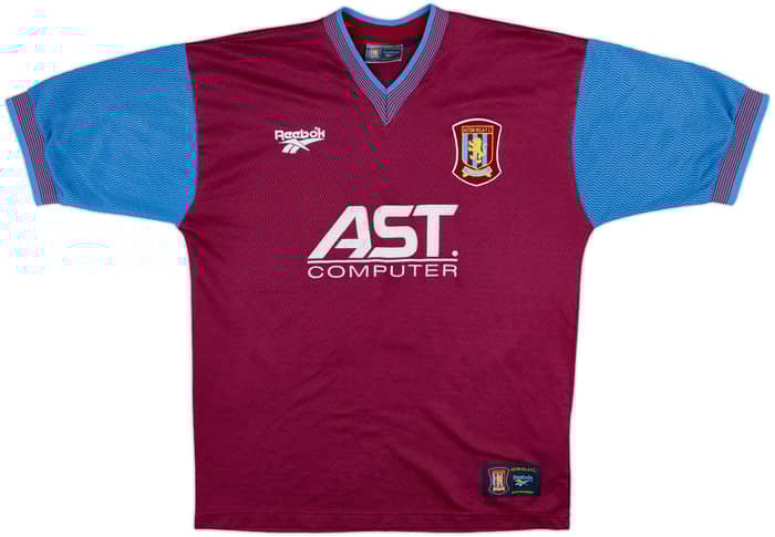 1997-98 Aston Villa Home Shirt Ehiogu #5 - 8/10 - (L)
