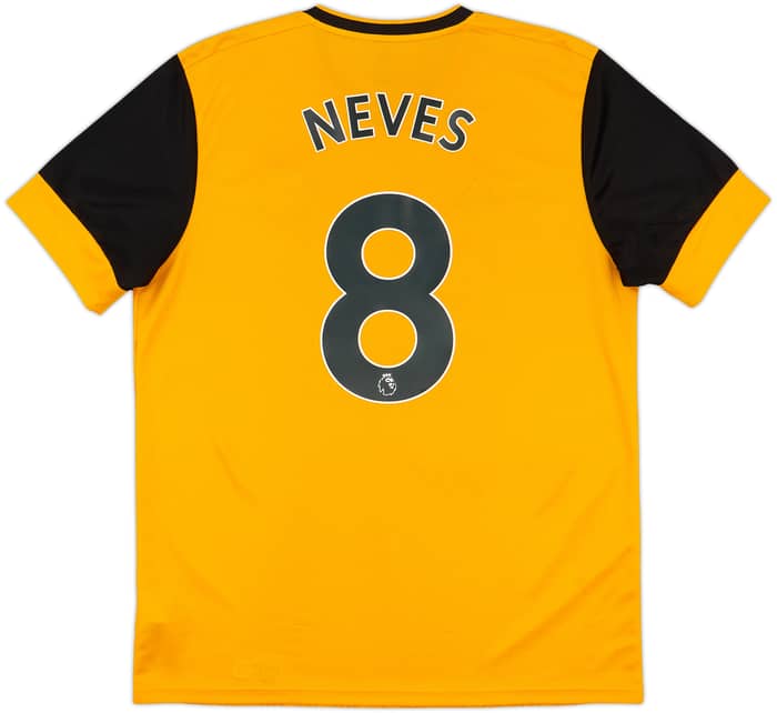 2020-21 Wolves Home Shirt Neves #8 - 9/10 - (L)
