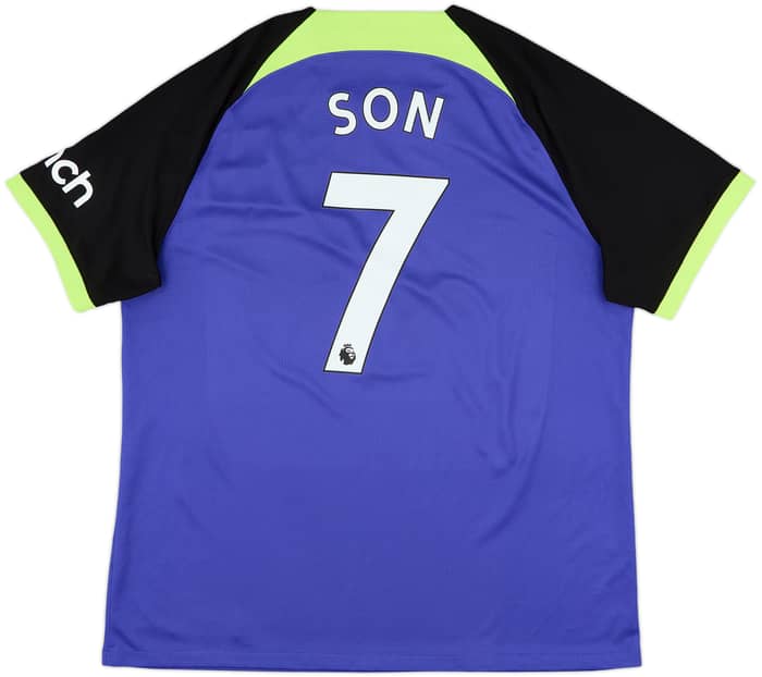 2022-23 Tottenham Away Shirt Son #7 - 9/10 - (XL)