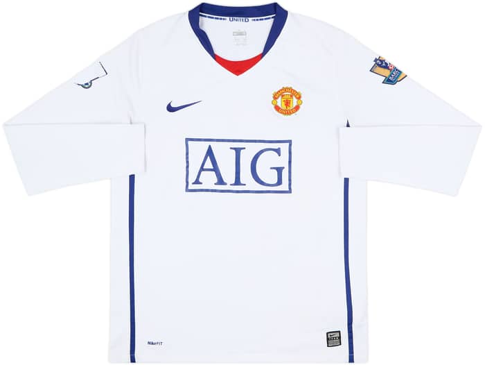 2008-10 Manchester United Away L/S Shirt Scholes #18 - 5/10 - (S)