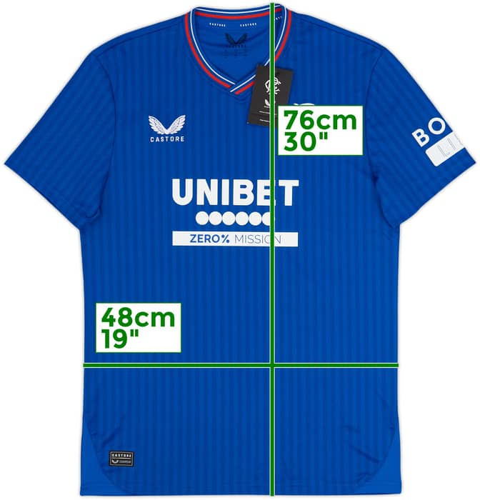 2023-24 Rangers Home Shirt (S)