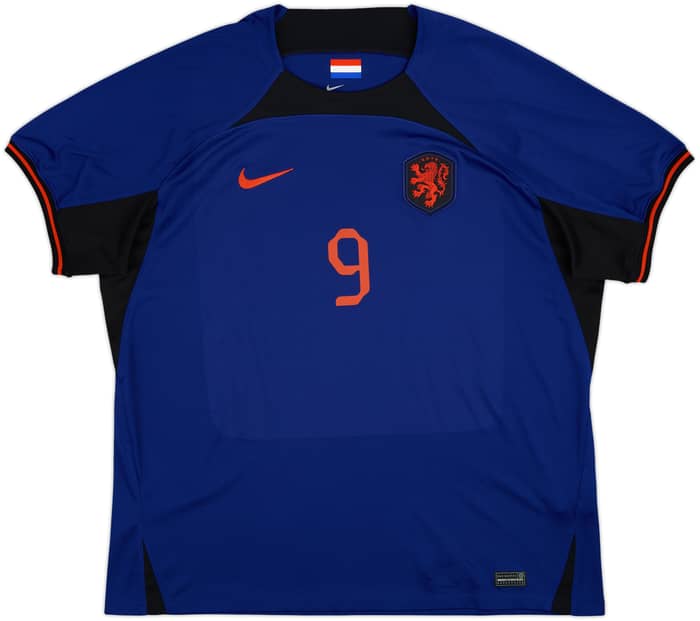 2022-24 Netherlands Away Shirt Gakpo #9 - 9/10 - (XXL)