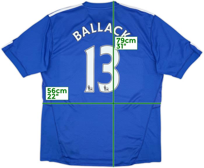 2009-10 Chelsea Home Shirt Ballack #13 - 7/10 - (XL)