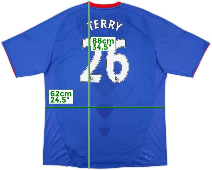 2010-11 Chelsea Home Shirt Terry #26 - 10/10 - (XXL)