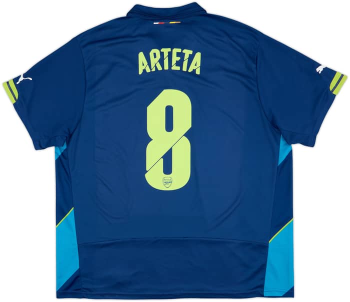 2014-15 Arsenal Third Shirt Arteta #8 - 9/10 - (XXL)