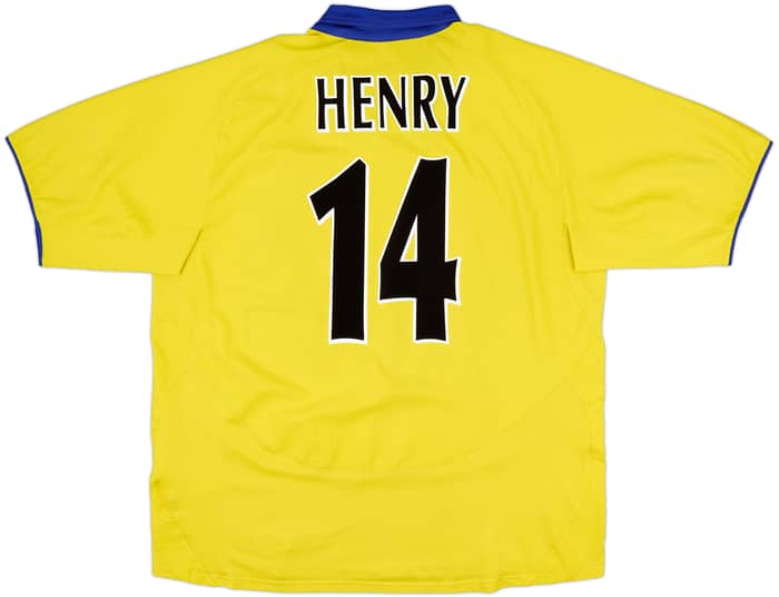 2003-05 Arsenal Away Shirt Henry #14 - 6/10 - (XL)