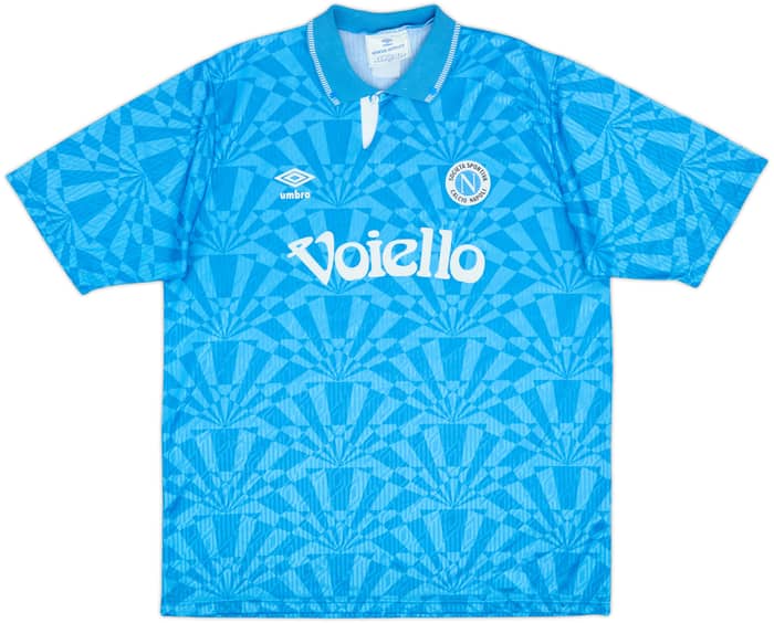 1991-93 Napoli Home Shirt - 9/10 - (XL)