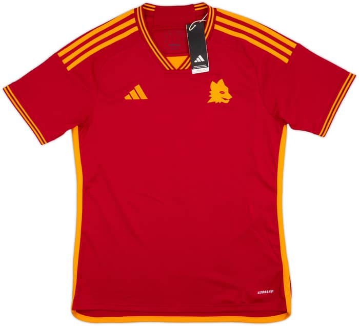2023-24 Roma Home Shirt Lukaku #90 (M)