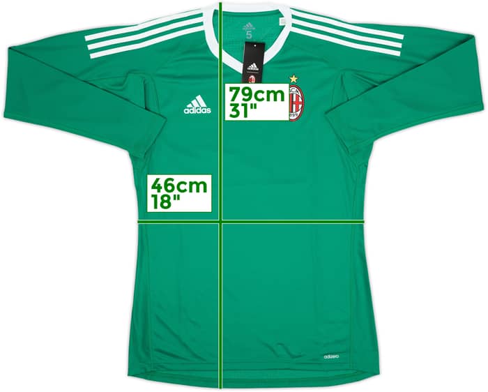 2017-18 AC Milan Player Issue GK Shirt (S/M)