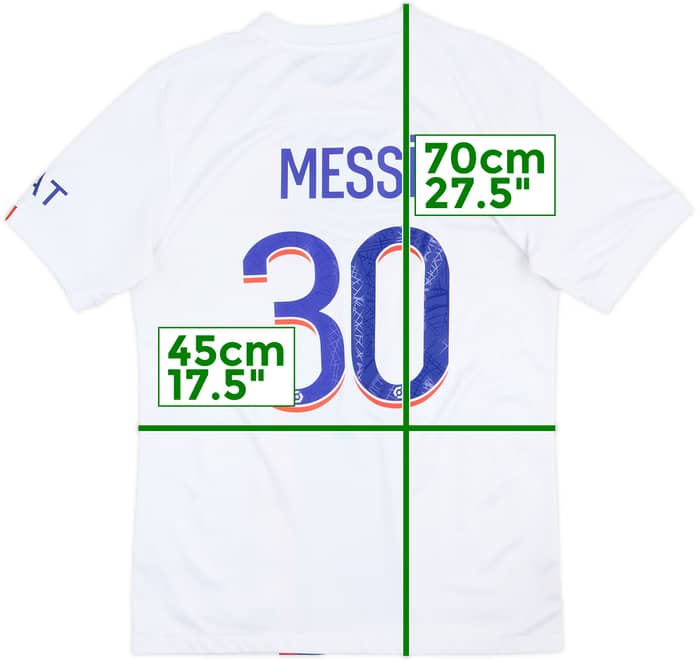 2022-23 Paris Saint-Germain Third Shirt Messi #30 - 7/10 - (S)
