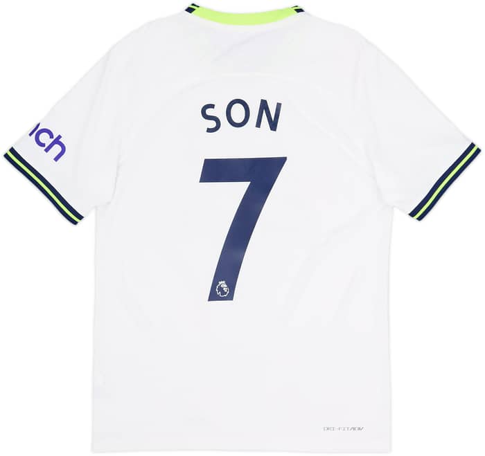 2022-23 Tottenham Authentic Home Shirt Son #7 - 8/10 - (S)