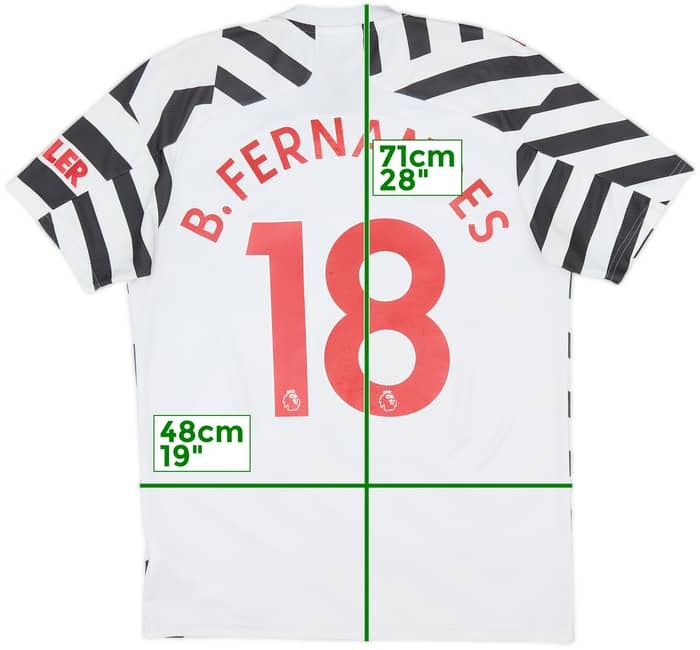 2020-21 Manchester United Third Shirt B.Fernandes #18 - 6/10 - (M)