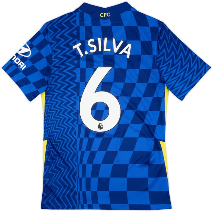 2021-22 Chelsea Home Shirt T.Silva #6 - 6/10 - (S)