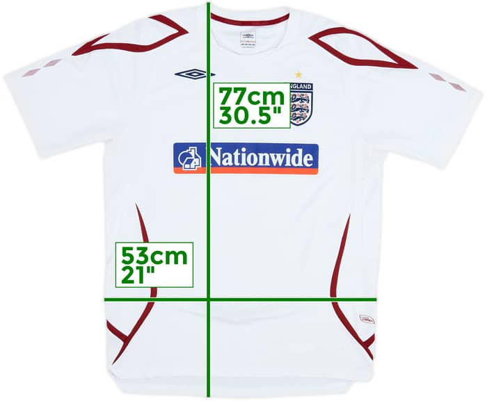 2008-09 England Umbro Training Shirt - 6/10 - (L)