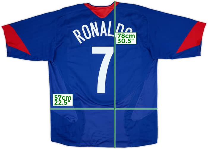 2005-06 Manchester United Away Shirt Ronaldo #7 - 6/10 - (XL)