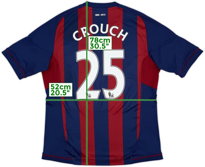 2012-13 Stoke '150 Years' Away Shirt Crouch #25 - 8/10 - (L)